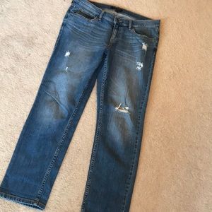Banana Republic distressed Girlfriend Jean, size 8